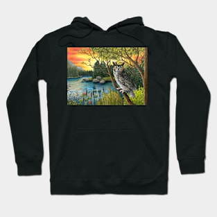 Bird 68 Owl Hoodie